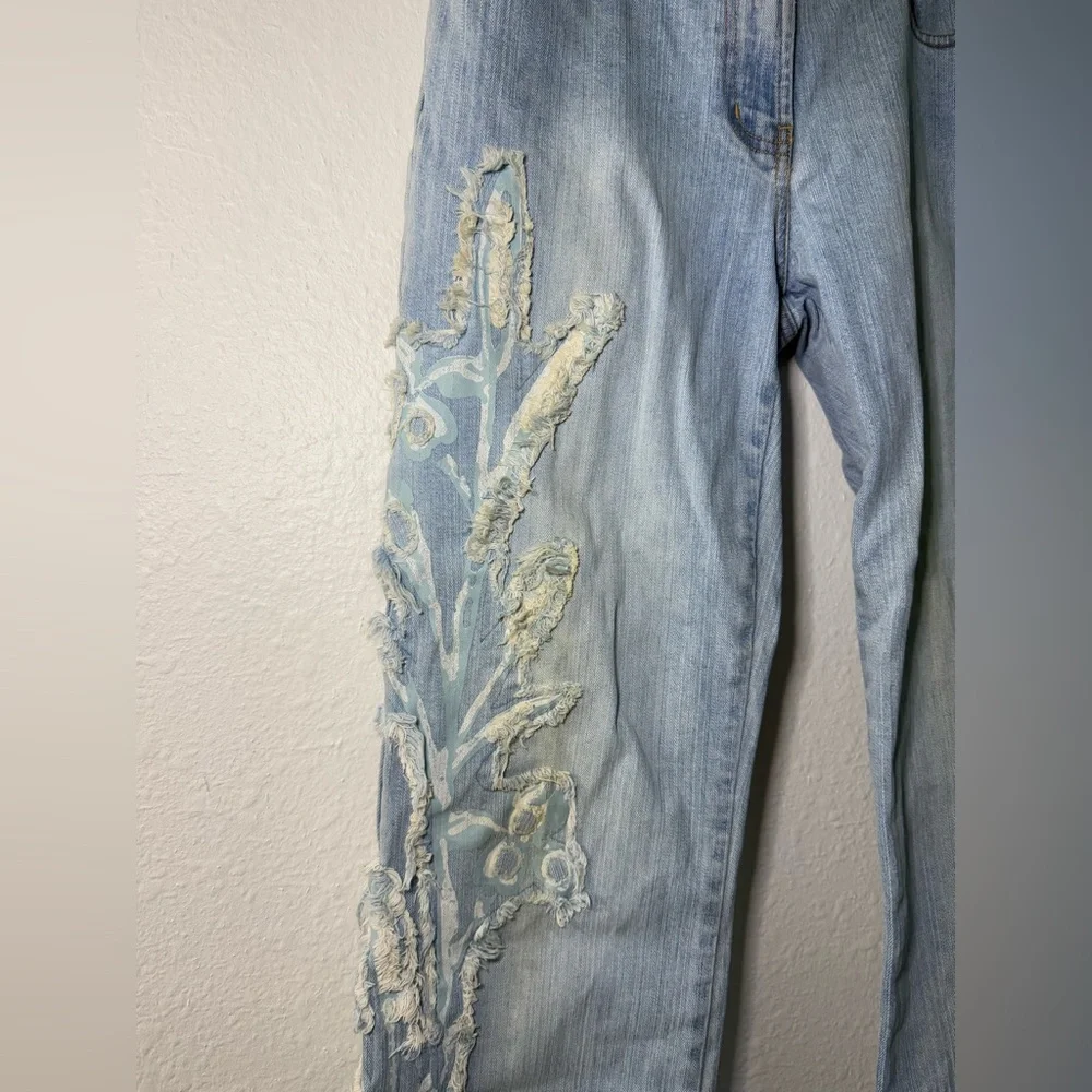 INC International Concepts Bootcut Jeans with Embroidered Leg Detail - Picture 10 of 11